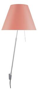 Lampă de perete Luceplan, reglabil, Roz / Rosé, Camera de zi, Aluminiu