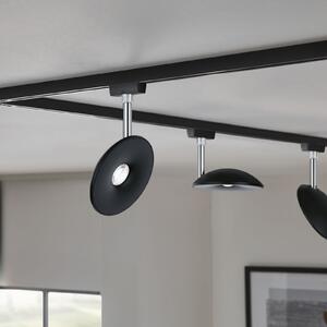 Paulmann URail Sfera LED spot 4,000K negru, reglabil, Negru, Bucătărie, Plastic, Modern