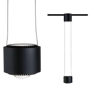Paulmann URail Aldan pendul LED 4000K negru, reglabil, Negru, Camera de zi / sufragerie, Metal, Modern