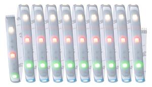 Paulmann MaxLED 250 set de bază IP44 RGBW ZigBee 3m, reglabil, Gri, Camera de zi / sufragerie, Plastic, Modern