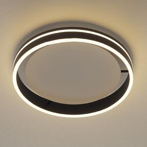 Q-Smart-Home Paul Neuhaus Q-VITO LED plafonieră cu LED-uri 40cm antracit, reglabil, Negru, Camera de zi / sufragerie, Metal, Modern