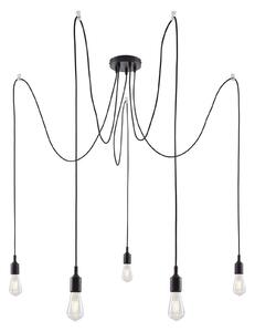 Lustră Pendul Paulmann, Neordic Ketil, reglabil, Negru, Camera de zi, Plastic, Scandinavă