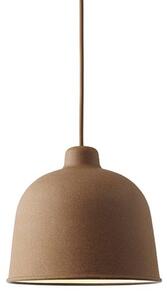 Lustră Pendul Muuto, Maro / Rugină, Sala de mese, Bamboo