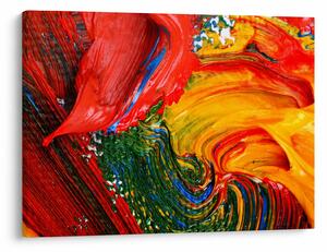 Tablou - Abstractizare albăstrire cu o perie (70x50 cm)