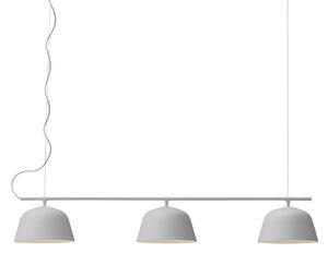 Lustră Pendul Muuto, Gri, Sala de mese, Aluminiu