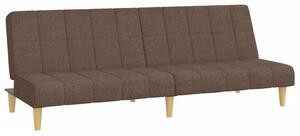 Canapea extensibilă cu 2 locuri, gri taupe, material textil