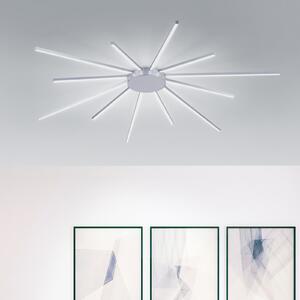 Q-Smart-Home Paul Neuhaus Q-SUNSHINE plafonieră LED, reglabil, Metalic, Camera de zi / sufragerie, Metal, Modern