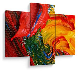 Tablou - Abstractizare albăstrire cu o perie (90x60 cm)