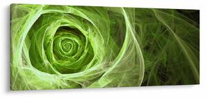 Tablou - Abstract Rose Green (120x50 cm)