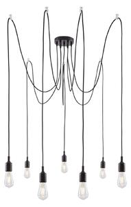 Lustră Pendul Paulmann, Neordic Ketil, reglabil, Negru, Camera de zi, Plastic, Scandinavă