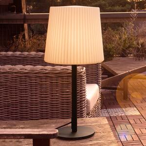 Paul Neuhaus lampă de masă pentru exterior Falter, IP65, înălțime 60 cm, Negru, Metal, Modern