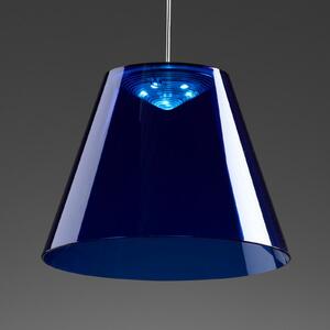 Rotaliana Dina - lampă suspendată LED albastră, Albastru, Camera de zi / sufragerie, Plastic, Design