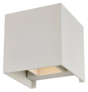Lampă de perete Arcchio, Zuzana, reglabil, Alb, Camera de zi, Aluminiu, Modern