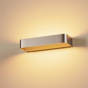 Rotaliana Frame W2 aplică perete LED nichel 2700K, Gri, Camera de zi / sufragerie, Metal, Design