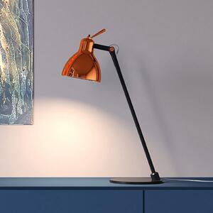 Rotaliana Lampa de masă Luxy T0 Glam, negru/cupru, 52 cm, Negru, Camera de zi / sufragerie, Metal, Design