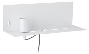 Lampă de perete Paulmann, Devara, reglabil, Alb, dormitor, Metal, Modern