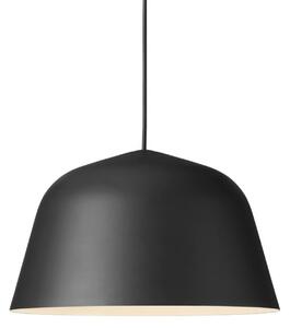 Lustră Pendul Muuto, Negru, Sala de mese, Aluminiu