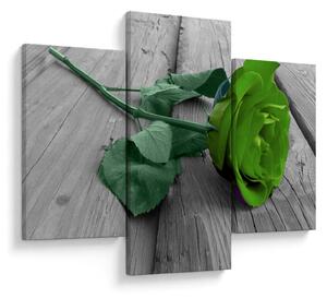 Tablou - Trandafir verde (90x60 cm)