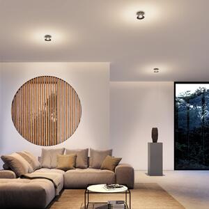 Ribag Vior LED plafonieră cu LED-uri 2.700K 40° negru, reglabil, Negru, Camera de zi / sufragerie, Metal, Modern