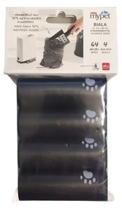 Set de saci pentru litieră pisici negru 4 buc. 11x18 cm Biala – Rotho