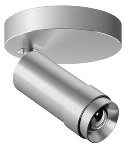 Ribag Vertico spot de plafon cu flacără unică 3.000K aluminiu, reglabil, Metalic, Camera de zi / sufragerie, Metal, Modern
