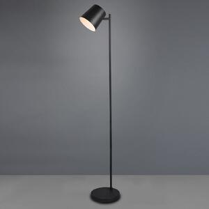 Reality Leuchten Lampă podea LED Blake cu acumulator, dim, negru, reglabil, Negru, Camera de zi / sufragerie, Metal, Modern