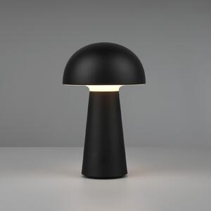 Reality Leuchten Lampă LED de masă Lennon IP44 Akku, reglab, negru, reglabil, Negru, Plastic, Modern