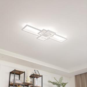 Lindby Poppy plafonieră LED cu funcție dimmer, reglabil, Alb, Camera de zi / sufragerie, Metal, Modern