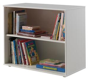 Vipack Bibliotecă „Pino” cu 2 niveluri, alb, lemn PIHSBI14