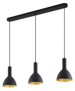 Lustră Pendul Arcchio, Cosmina, reglabil, Negru, Bucătărie, Metal, Modern