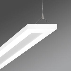 Regiolux Lampă pendul de birou Stail mikroprisma 52W alb, Alb, Studiu / Birou, Metal