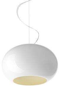 Lustră Pendul Foscarini, Alb, Sala de mese, Sticlă