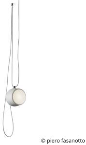 Lustră Pendul FLOS, AIM Small, reglabil, Alb, Camera de zi, Metal, Design