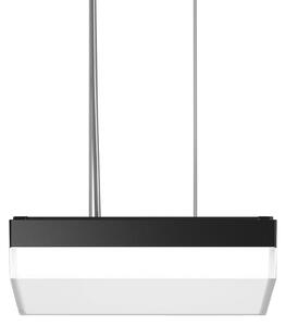 RZB Flat Slim+ P DALI 30x30cm 22W antracit/mat, reglabil, Negru, Camera de zi / sufragerie, Metal, Modern