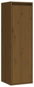 Dulap de perete, maro miere, 30x30x100 cm, lemn masiv de pin