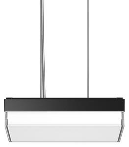 RZB Flat Slim+ P DALI 30x30cm 22W antracit/lucios, reglabil, Negru, Camera de zi / sufragerie, Metal, Modern