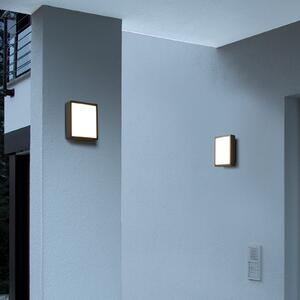 RZB HB 107 aplică LED de exterior paralelipipedică, Negru, Metal, Modern