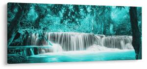 Tablou - Cascada albastră (120x50 cm)