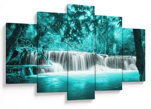 Tablou - Cascada albastră (150x105 cm)