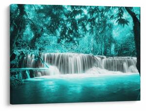 Tablou - Cascada albastră (70x50 cm)