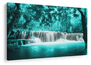 Tablou - Cascada albastră (90x60 cm)
