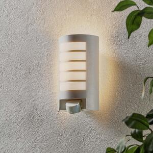 STEINEL L 12 S Lampă de perete pentru exterior cu senzor, argintie, Metalic, Metal, Modern