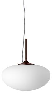 Lustră Pendul GUBI, Stemlite, reglabil, Alb, Camera de zi, Sticlă, Design