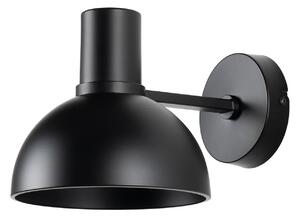Lampă de perete Lucande, Mostrid, reglabil, Negru, Camera de zi, Metal, Design