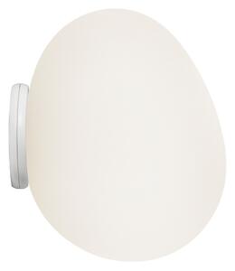 Lampă de perete Foscarini, Gregg piccola, reglabil, Alb, Baie, Sticlă, Design