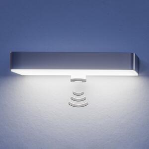 STEINEL Lampă de perete pentru exterior cu LED XSolar SOL-O S senzor,, Negru, Plastic, Modern