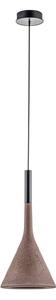 Lustră Pendul Foscarini, Aplomb, reglabil, Maro / Rugină, Bucătărie, Beton, Design