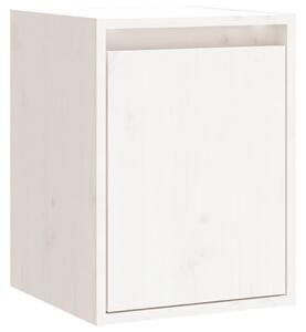 Dulap de perete, alb, 30x30x40 cm, lemn masiv de pin