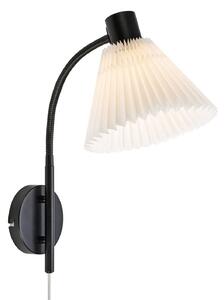 Lampă de perete Markslöjd, Mira, Negru, Camera de zi, Metal, Scandinavă