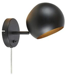 Lampă de perete Markslöjd, Negru, Camera de zi, Metal